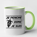 Mug Je penche donc je suis Vert