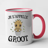 Mug Je s'appelle Groot Rouge