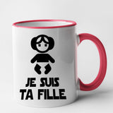 Mug Je suis ta fille Rouge