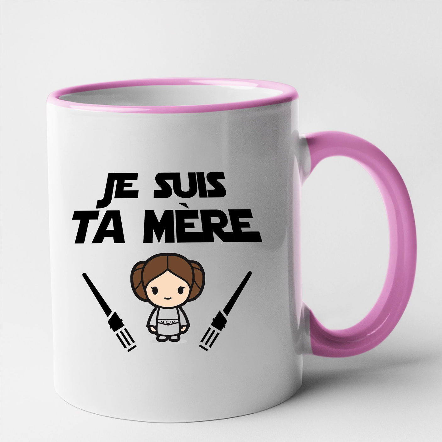 Mug Je suis ta mère Rose