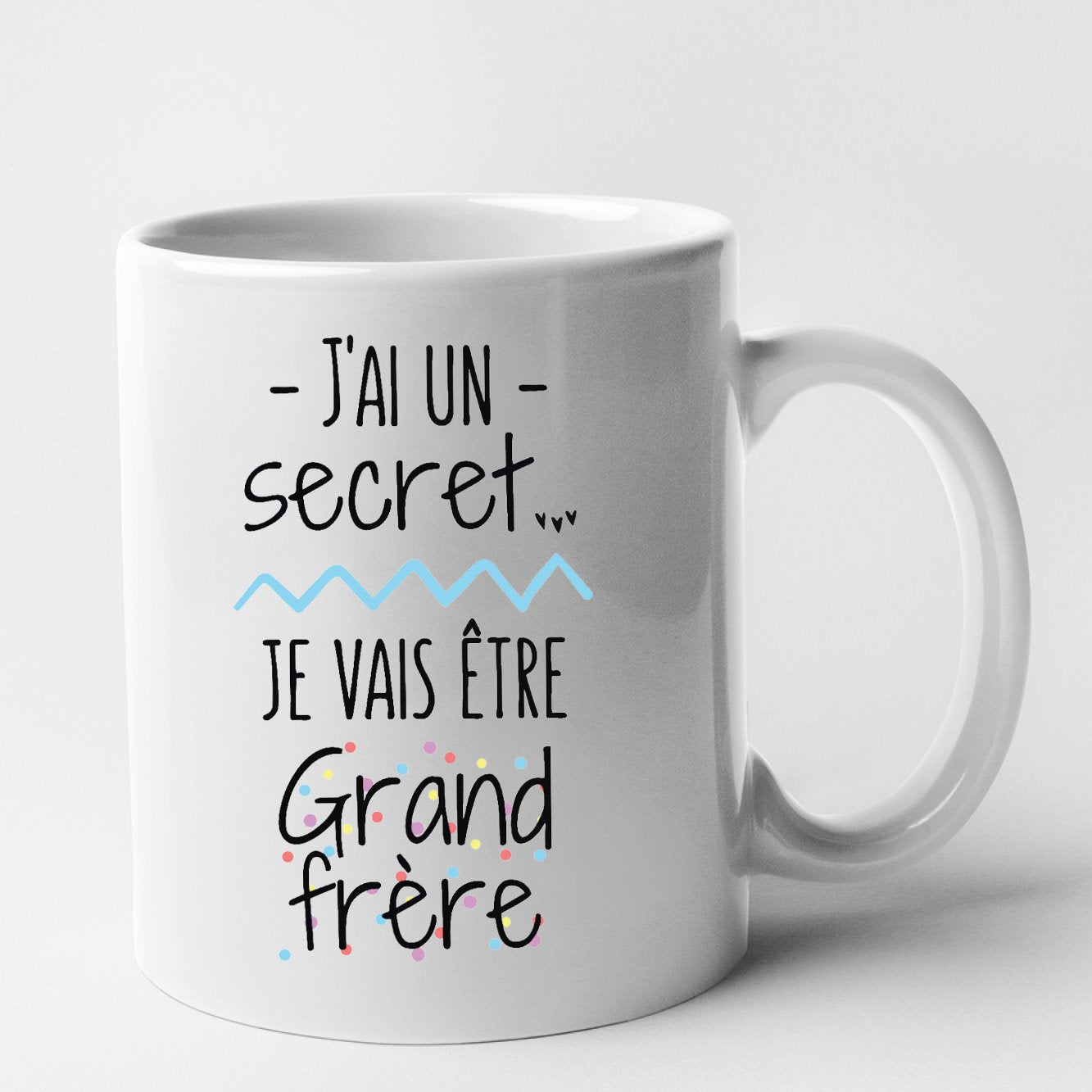 Mug Je vais être grand frère Blanc