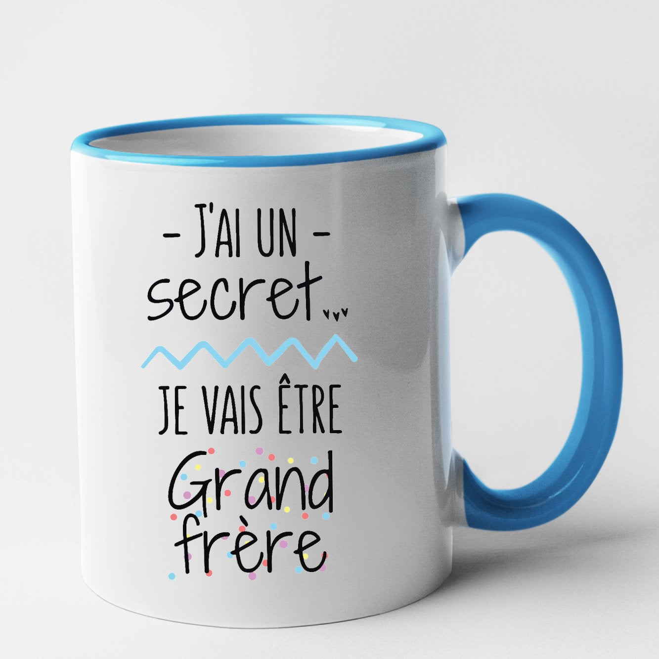 Mug Je vais être grand frère Bleu