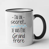 Mug Je vais être grand frère Noir