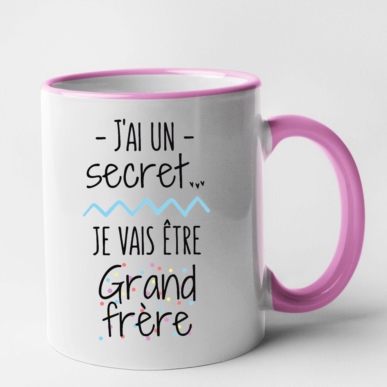 Mug Je vais être grand frère Rose