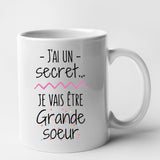 Mug Je vais être grande soeur Blanc