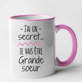 Mug Je vais être grande soeur Rose