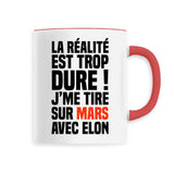 Mug J'me tire sur Mars avec Elon 