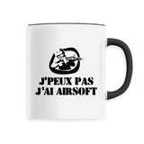 Mug J'peux pas j'ai airsoft 