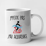 Mug J'peux pas j'ai aquabike Blanc