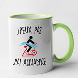 Mug J'peux pas j'ai aquabike Vert