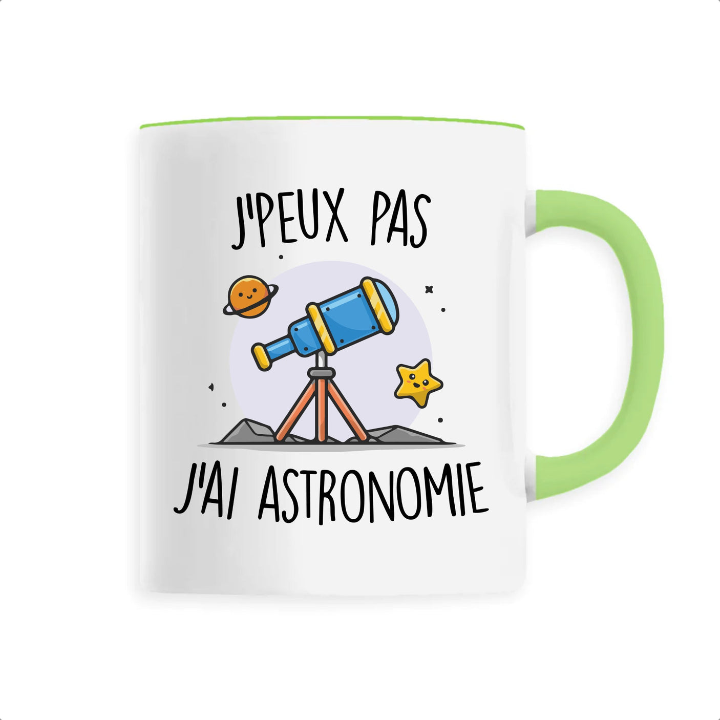 Mug J'peux pas j'ai astronomie 