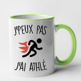 Mug J'peux pas j'ai athlé Vert