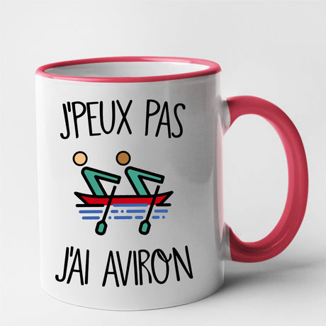 Mug J'peux pas j'ai aviron Rouge