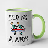 Mug J'peux pas j'ai aviron Vert