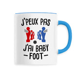 Mug J'peux pas j'ai baby-foot 