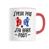 Mug J'peux pas j'ai baby-foot 