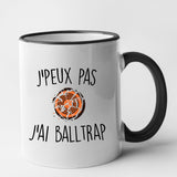 Mug J'peux pas j'ai ball-trap Noir