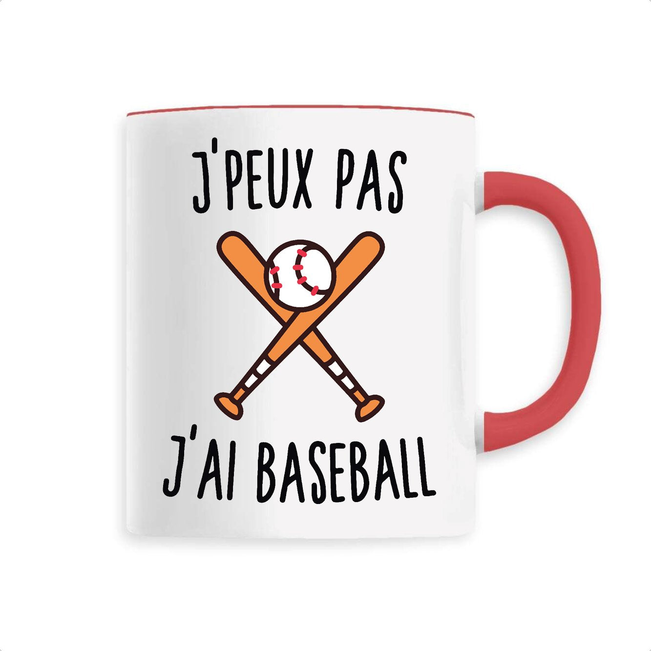 Mug J'peux pas j'ai baseball 