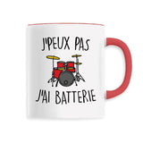 Mug J'peux pas j'ai batterie 