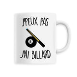 Mug J'peux pas j'ai billard 