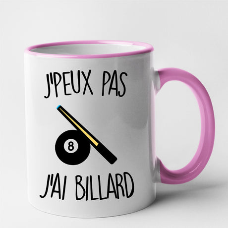 Mug J'peux pas j'ai billard Rose