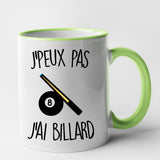 Mug J'peux pas j'ai billard Vert