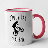 Mug J'peux pas j'ai BMX Rouge