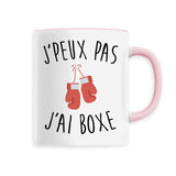 Mug J'peux pas j'ai boxe 