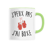 Mug J'peux pas j'ai boxe 