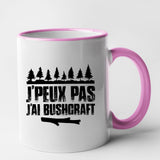 Mug J'peux pas j'ai bushcraft Rose