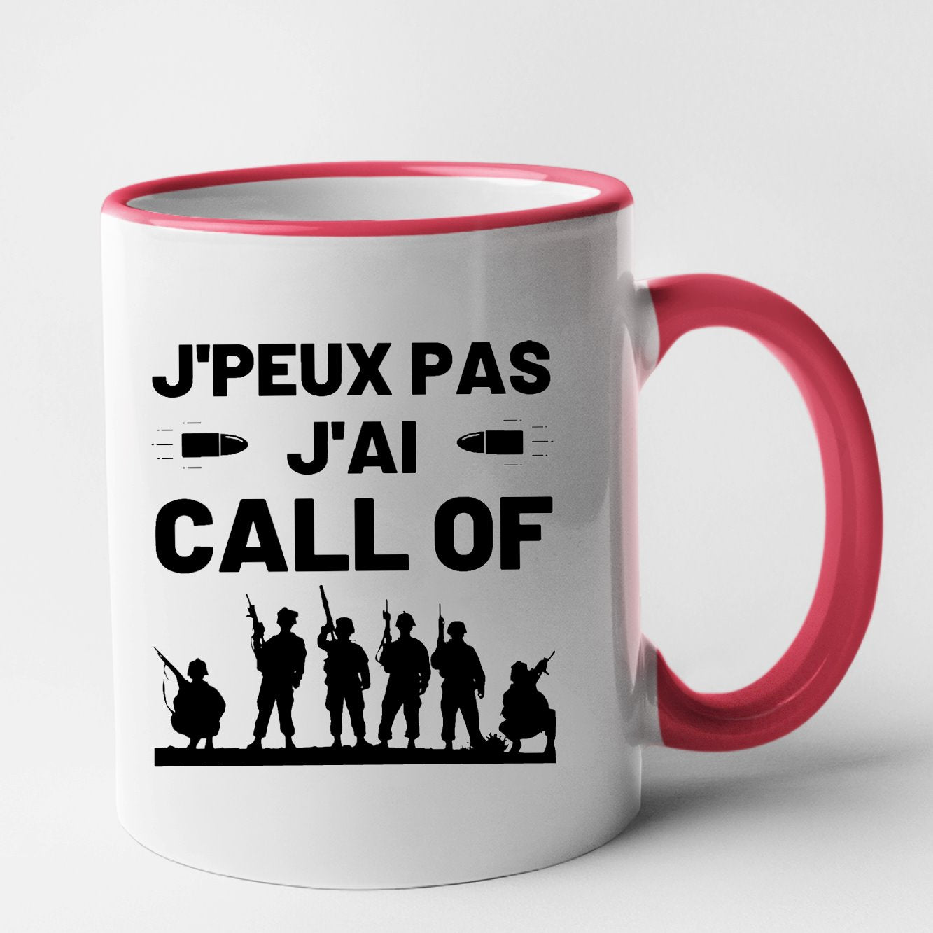 Mug J'peux pas j'ai call of Rouge