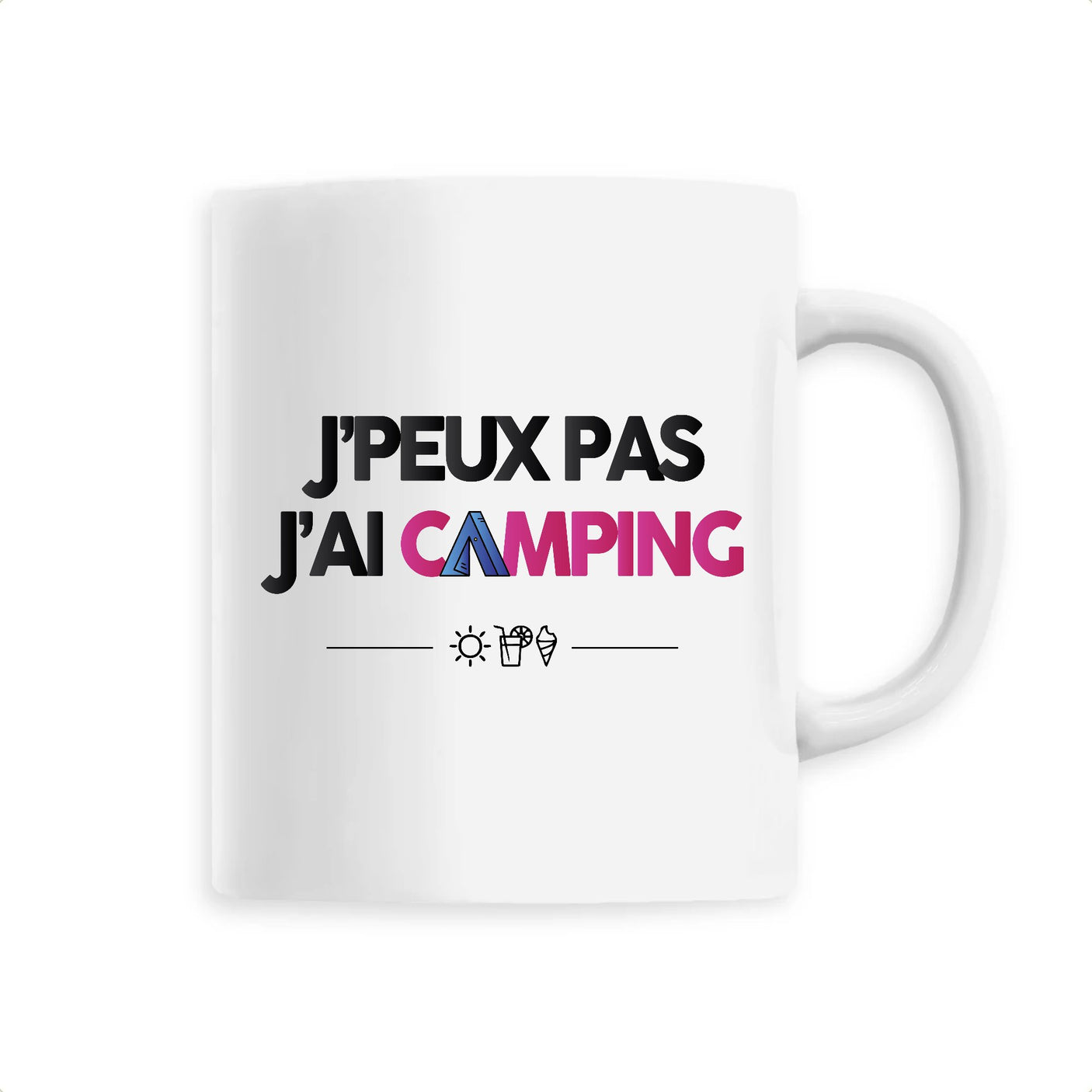 Mug J'peux pas j'ai camping 