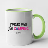 Mug J'peux pas j'ai camping Vert