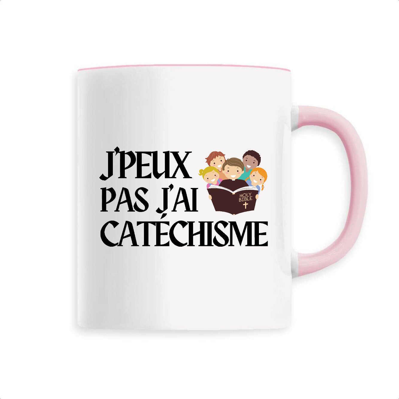 Mug J'peux pas j'ai catéchisme 