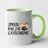 Mug J'peux pas j'ai catéchisme Vert