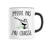 Mug J'peux pas j'ai chasse 