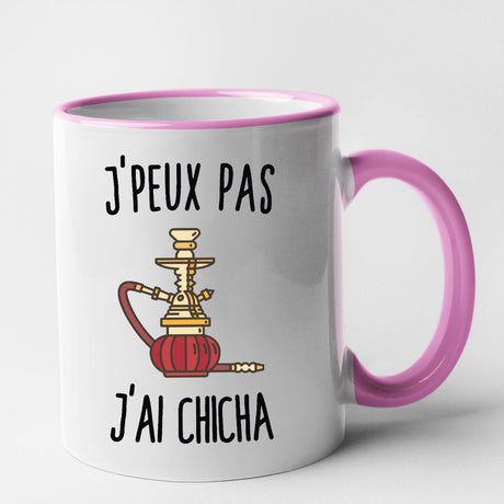 Mug J'peux pas j'ai chicha Rose