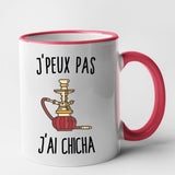 Mug J'peux pas j'ai chicha Rouge