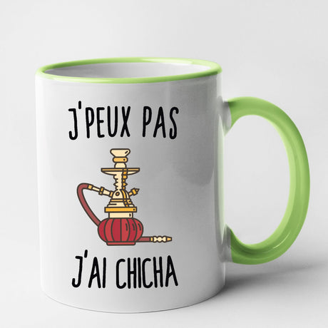 Mug J'peux pas j'ai chicha Vert