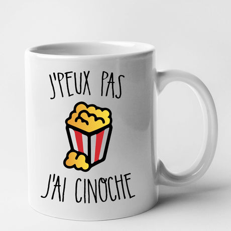 Mug J'peux pas j'ai cinoche Blanc