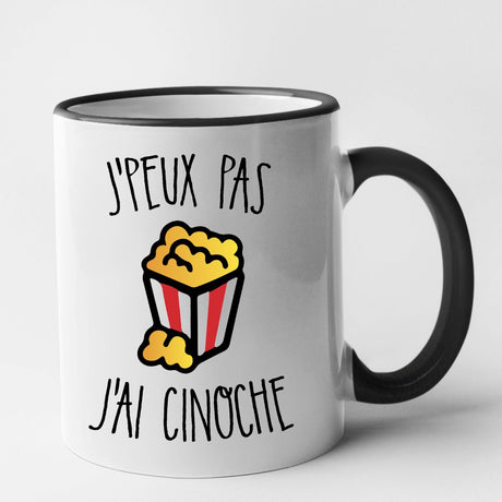 Mug J'peux pas j'ai cinoche Noir