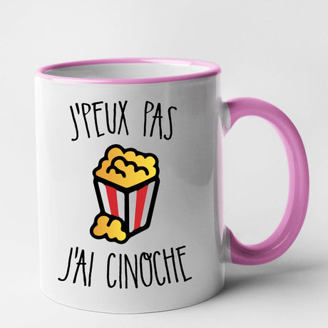 Mug J'peux pas j'ai cinoche Rose