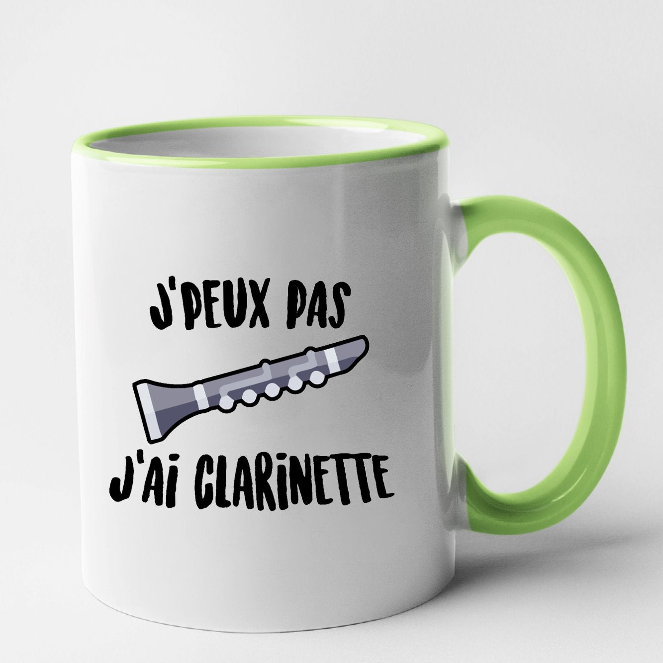 Mug J'peux pas j'ai clarinette Vert