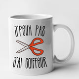 Mug J'peux pas j'ai coiffeur Blanc