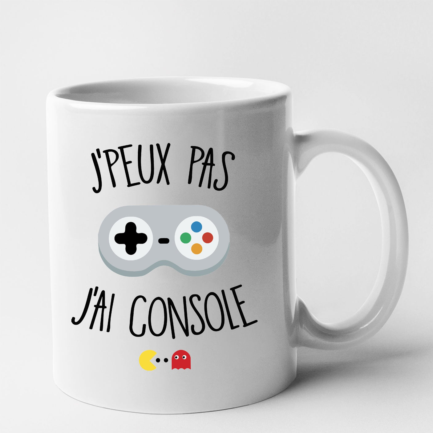 Mug J'peux pas j'ai console Blanc