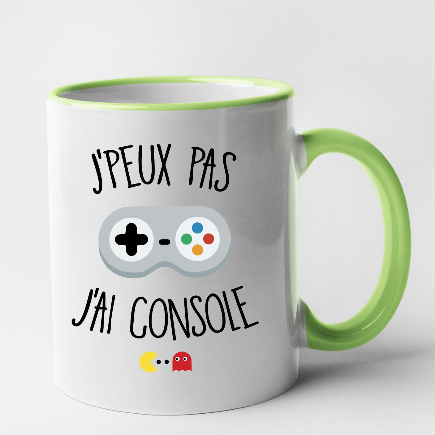 Mug J'peux pas j'ai console Vert