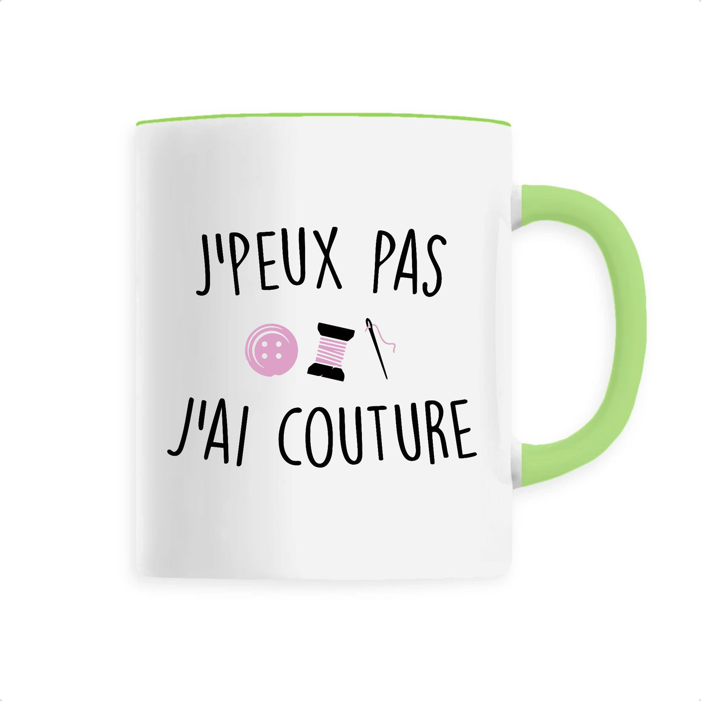 Mug J'peux pas j'ai couture 