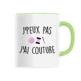 Mug J'peux pas j'ai couture 