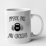 Mug J'peux pas j'ai crossfit Blanc