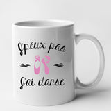 Mug J'peux pas j'ai danse Blanc